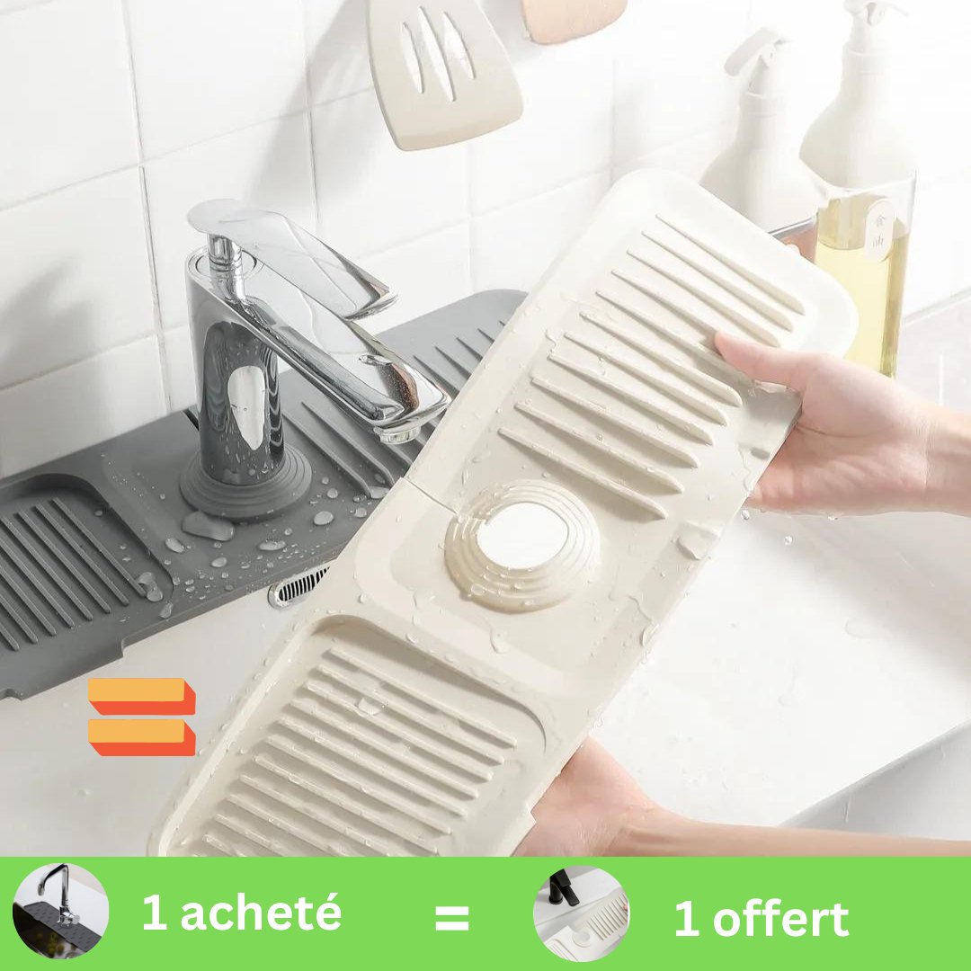 Absorb+™ Tapis Absorbant de Robinet en Silicone - Ma cuisine parfaite